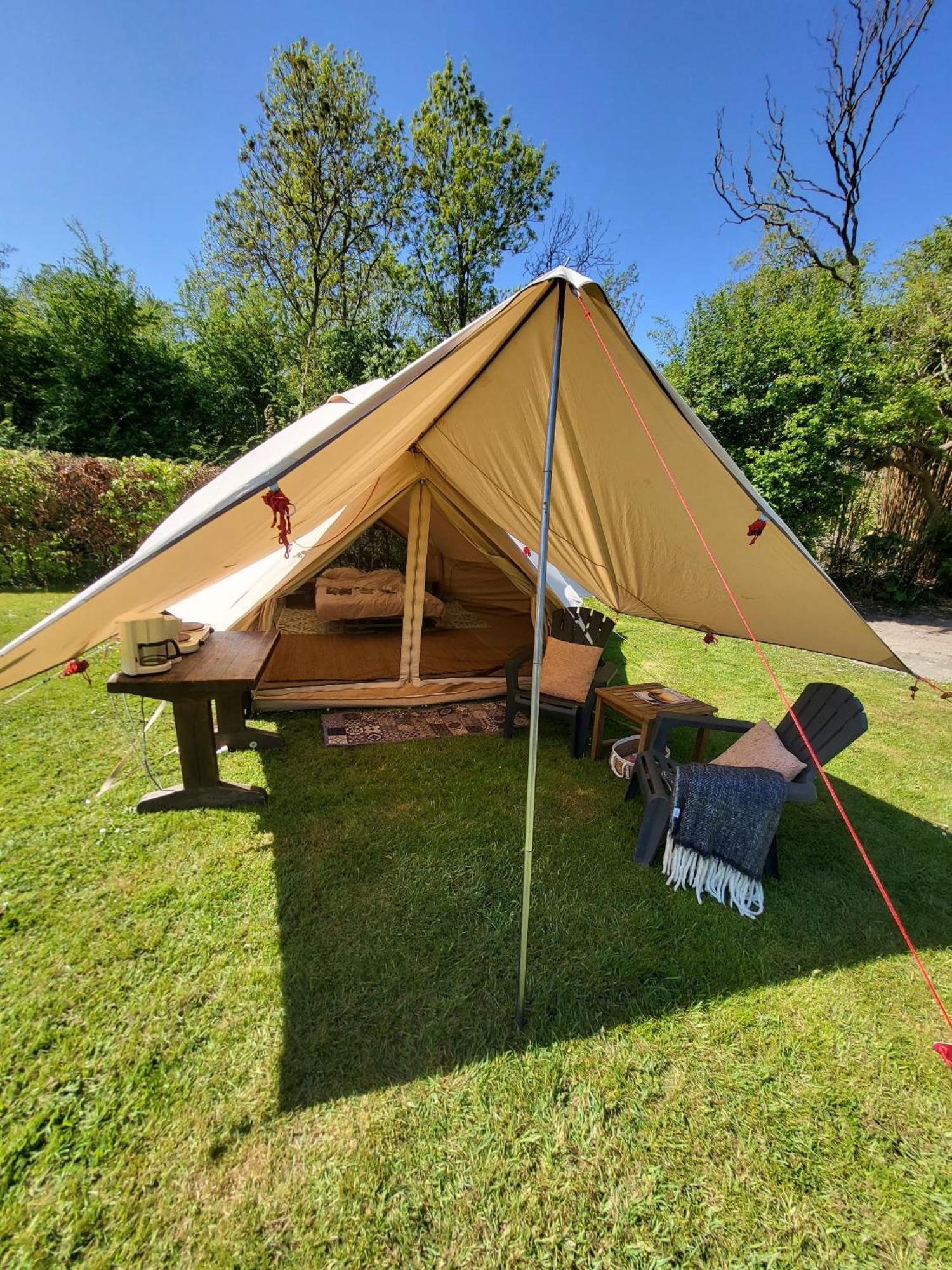 Sfeervolle Tipi Tent Dicht Bij De Kust. Schagerbrug Kültér fotó